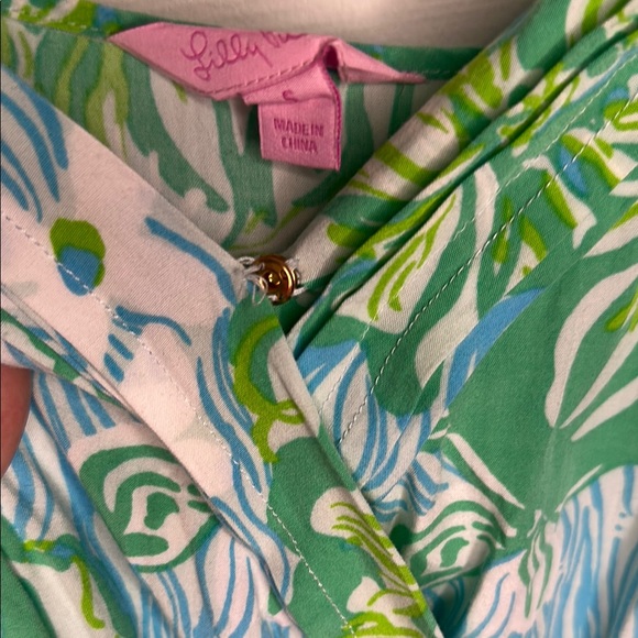 Lilly Pulitzer Melba Lagoon Green Jumpsuit - Picture 6 of 12